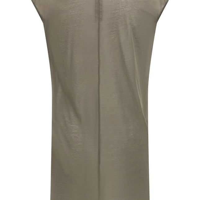 Rick Owens Gray Cotton T-Shirt