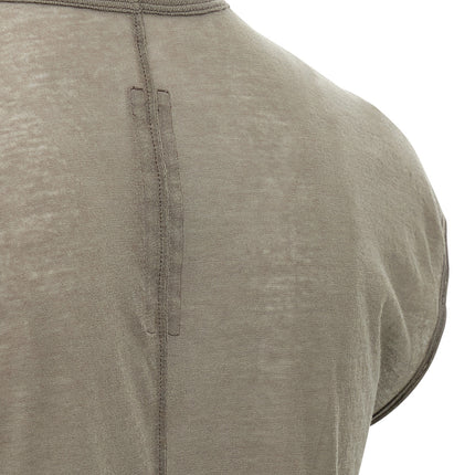 Rick Owens Gray Cotton T-Shirt