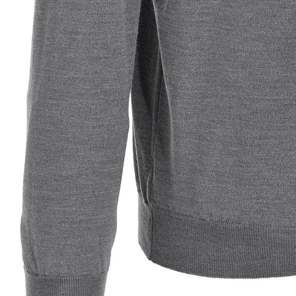 ZANONE Gray Cashmere Polo Shirt