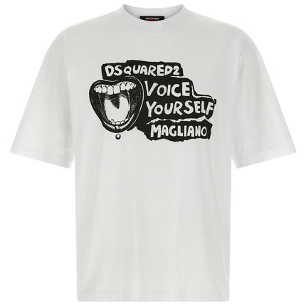 Dsquared² Bicolor Cotton T-Shirt