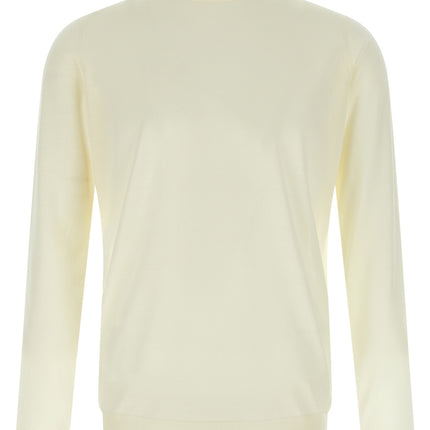JOHN SMEDLEY Black Merino Wool Cardigan