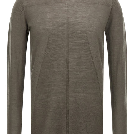 Rick Owens Gray Wool Cardigan