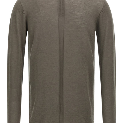 Rick Owens Gray Wool Cardigan