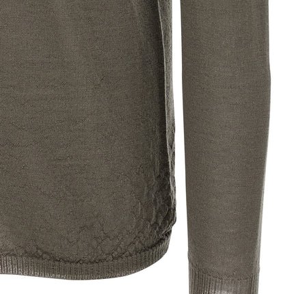 Rick Owens Gray Wool Cardigan