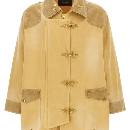 WALES BONNER Beige Cotton Coat