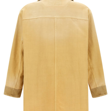 WALES BONNER Beige Cotton Coat