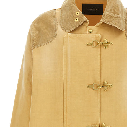 WALES BONNER Beige Cotton Coat