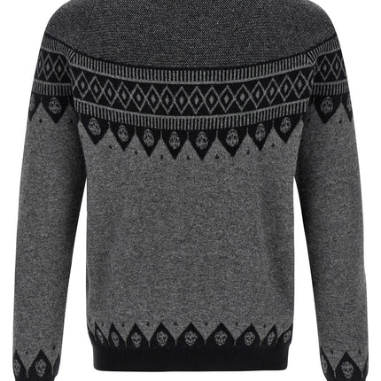 Alexander McQueen Gray Wool Cardigan