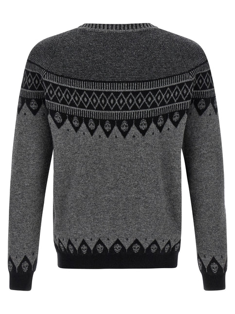 Alexander McQueen Gray Wool Cardigan