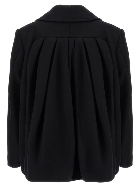 Dries Van Noten Black Wool Coat