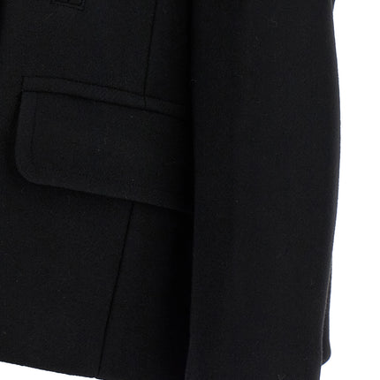 Dries Van Noten Black Wool Coat
