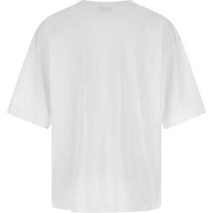 Dries Van Noten White Cotton T-Shirt