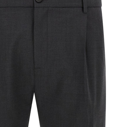 Department 5 Gray Virgin Wool Cropped Pants