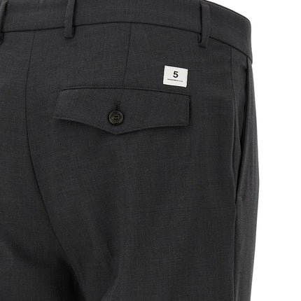 Department 5 Gray Virgin Wool Cropped Pants