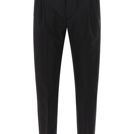 Department 5 Black Virgin Wool Cropped Pants