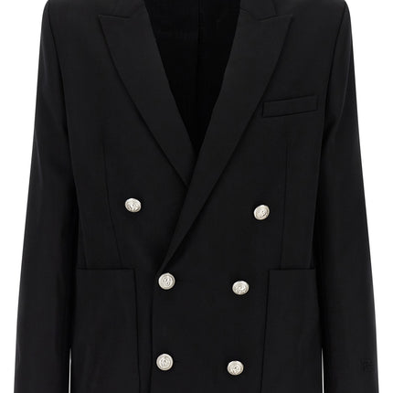 Balmain Black Virgin Wool Blazer