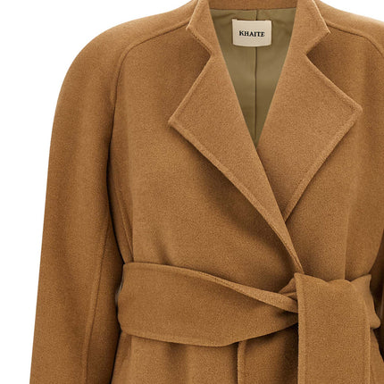 Khaite Brown Wool Coat