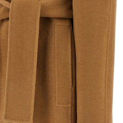 Khaite Brown Wool Coat