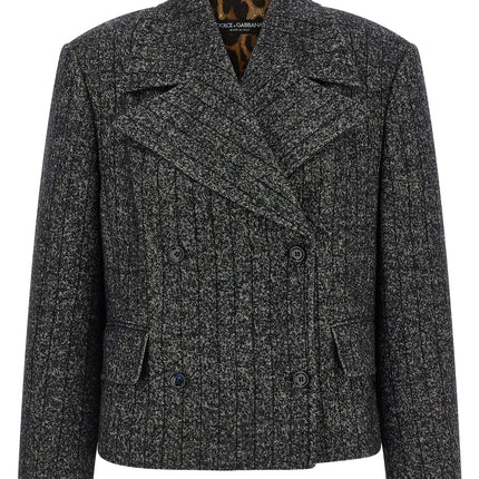 Dolce & Gabbana Bicolor Elastane Blazer