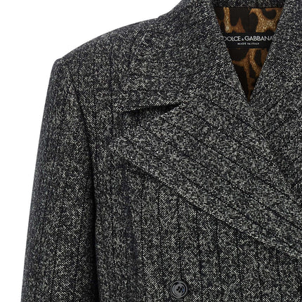 Dolce & Gabbana Bicolor Elastane Blazer