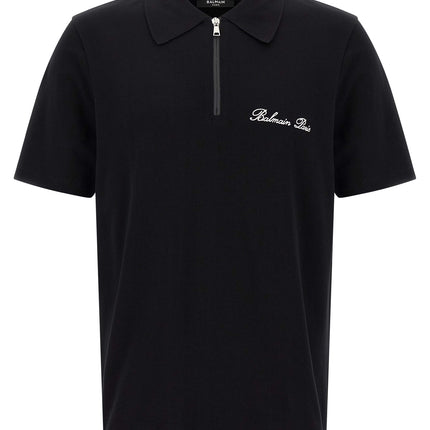 Balmain Bicolor Cotton Polo Shirt