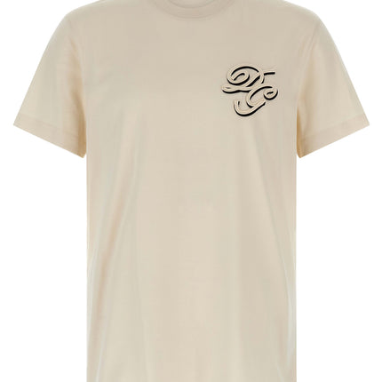 Dolce & Gabbana Beige Cotton T-Shirt