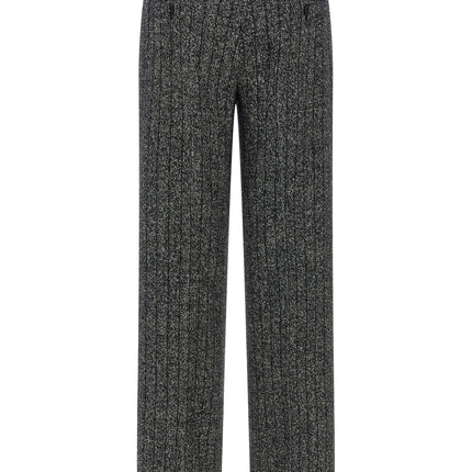 Dolce & Gabbana Bicolor Virgin Wool Casual Pants