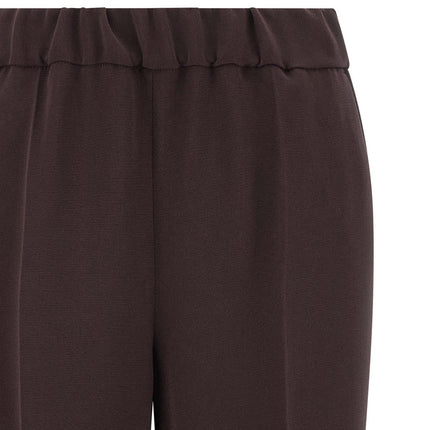 Alberto Biani Brown Triacetate Casual Pants