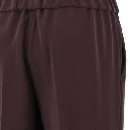 Alberto Biani Brown Triacetate Casual Pants