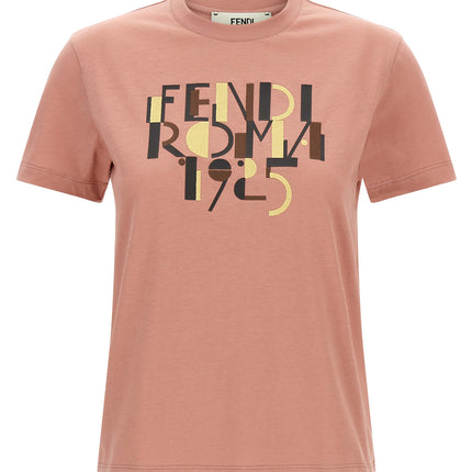 Fendi Multicolor Cotton T-Shirt