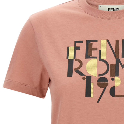 Fendi Multicolor Cotton T-Shirt