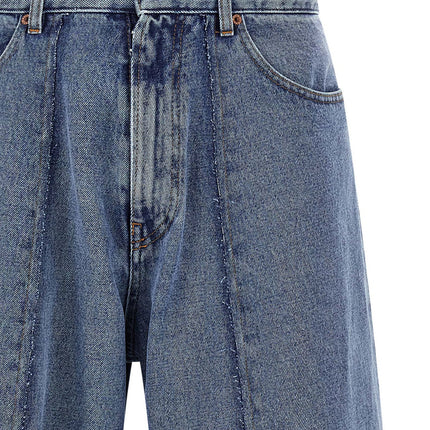 MM6 Maison Margiela Blue Cotton Jeans Denim