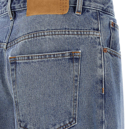 MM6 Maison Margiela Blue Cotton Jeans Denim