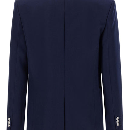 Balmain Blue Virgin Wool Blazer