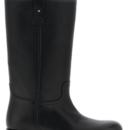 Church's Black Calfskin Over The Knee
