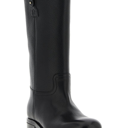 Church's Black Calfskin Over The Knee