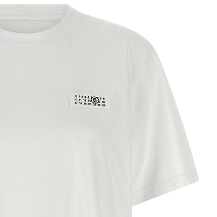 MM6 Maison Margiela White Cotton T-Shirt