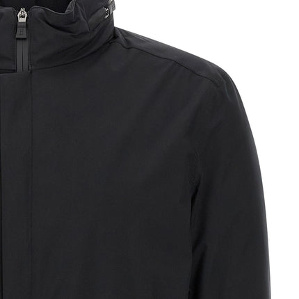 Herno Black Polyester Parka