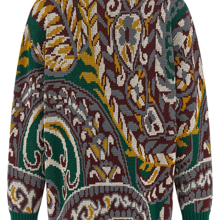 Etro Multicolor Wool Cardigan