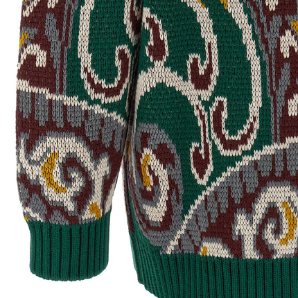 Etro Multicolor Wool Cardigan