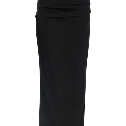 Entire Studios Black Wool Midi Skirt
