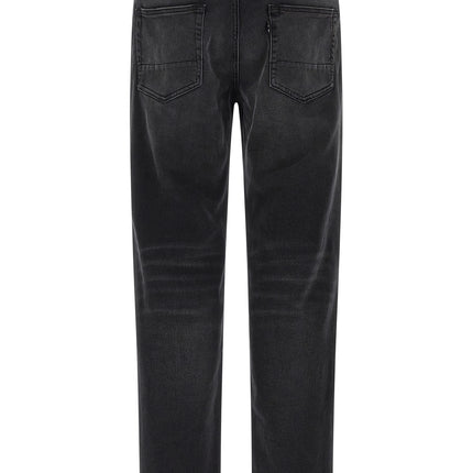 Department 5 Black Cotton Straight-Leg Jeans