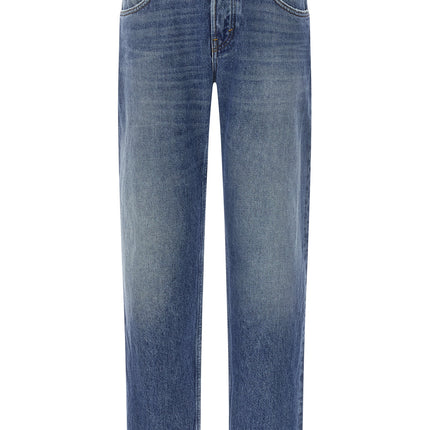 Department 5 Blue Cotton Straight-Leg Jeans