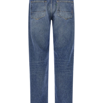 Department 5 Blue Cotton Straight-Leg Jeans