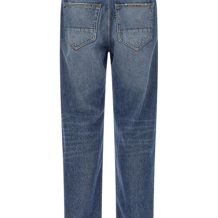 Department 5 Blue Cotton Straight-Leg Jeans