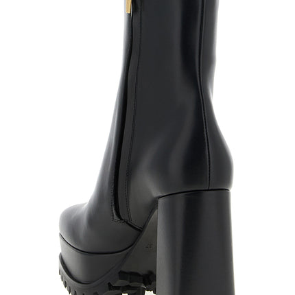 Gianvito Rossi Black Calfskin Ankle Boots