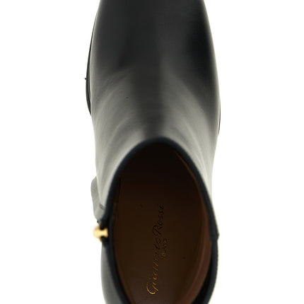 Gianvito Rossi Black Calfskin Ankle Boots