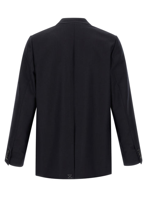 Dries Van Noten Blue Wool Blazer