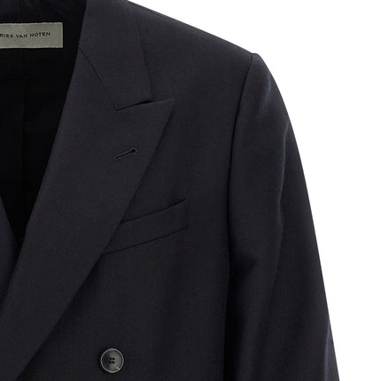 Dries Van Noten Blue Wool Blazer
