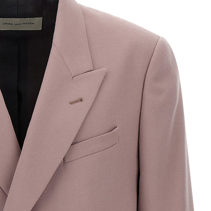 Dries Van Noten Purple Wool Blazer